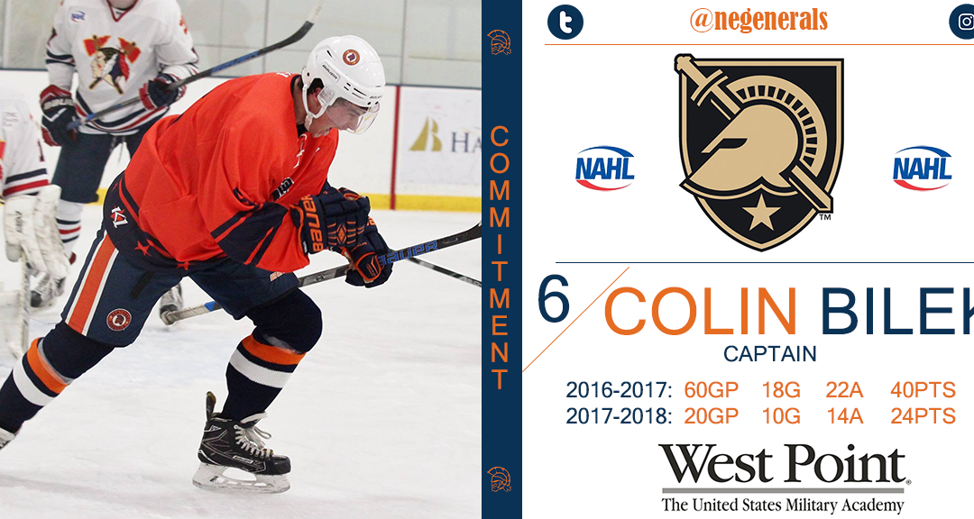 Generals Captain Colin Bilek Commits to West Point!