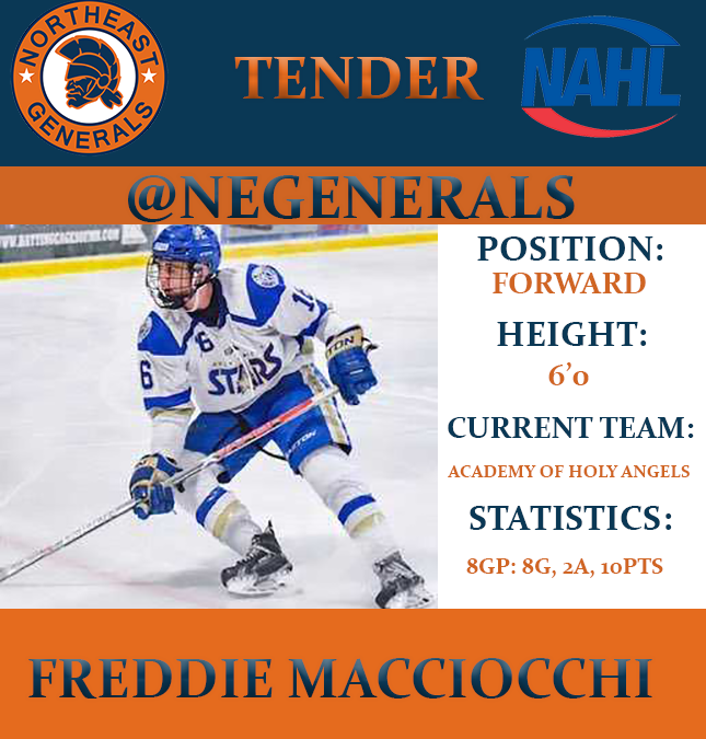 Macciocchi Signs Generals Tender