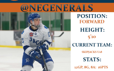 Harsma signs tender with the Generals!