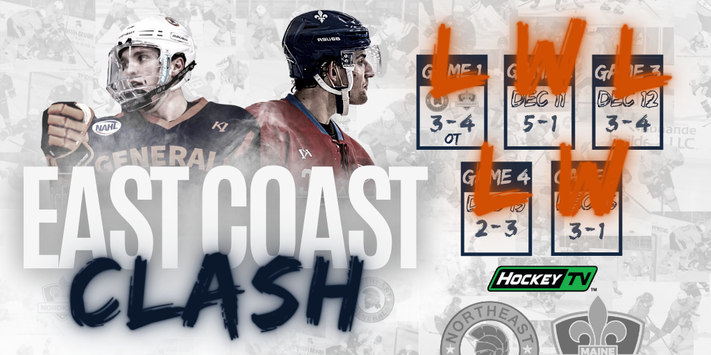 Gens outscore Maine in 5-game set; Lose East Coast Clash Series 3 games to 2